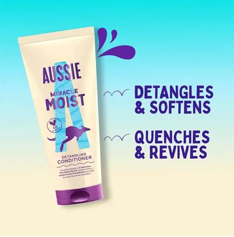 Aussie Miracle Moist Detangling Hair Conditioner, 170ml
